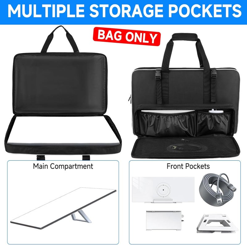 MRINCA Starlink Standard Gen 3 Carrying Case with Tripod Storage, Travel Bag for Satellite Antenna Router Accessories, RV Camping Organization Bag - Image 2